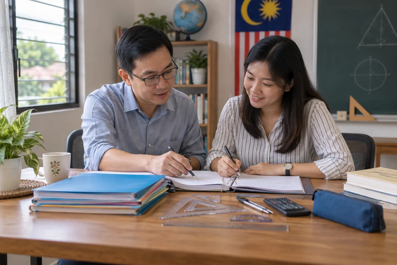SPM Mathematics tutors planning student support together