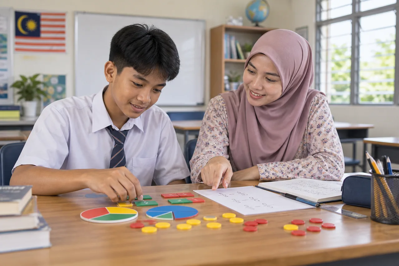 Guru membantu pelajar membina semula kemahiran asas Matematik